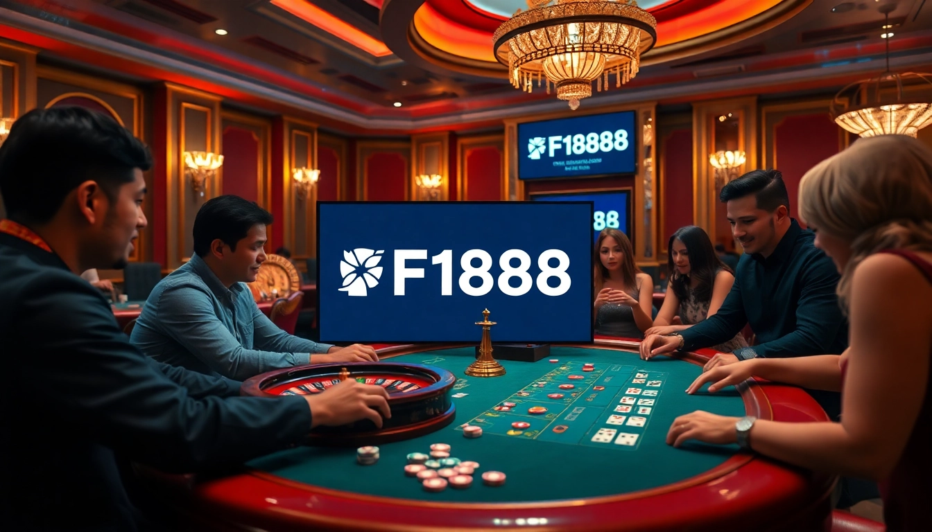 Experience high-stakes poker action at F168's luxurious casino.