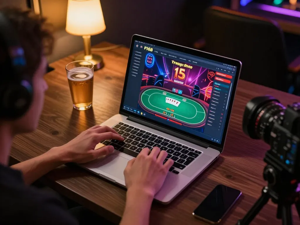 Engaging with the trang chủ F168 online platform, showcasing a vibrant casino game experience.