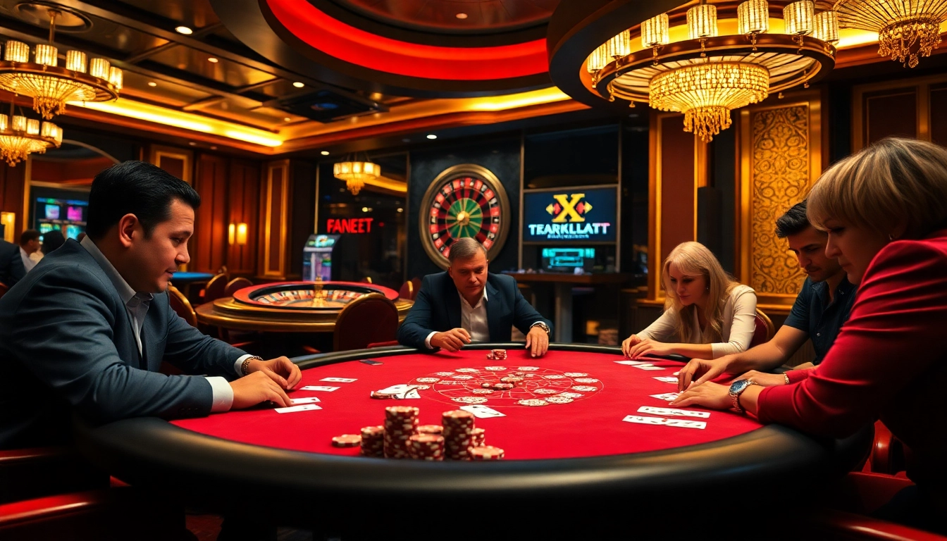 "Experience high-stakes excitement at https://luongsontv23.com/ with live poker action in a luxurious casino setting."