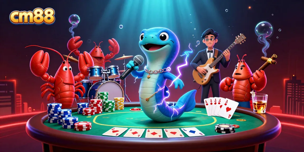 Experience the thrilling cm88 casino scene with vibrant characters and game elements. Dive into action!